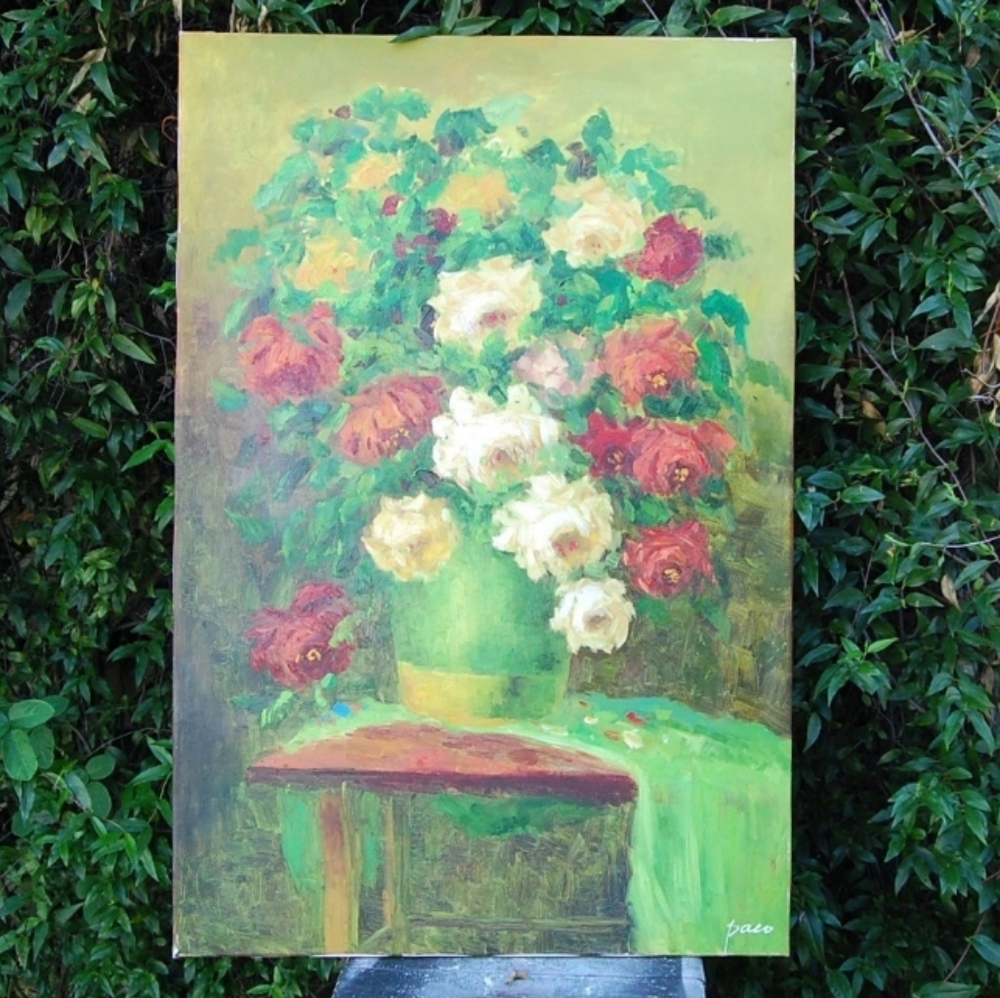 Large Original Oil Painting by Paco